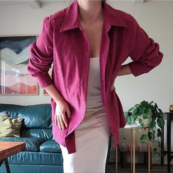 DENIM & Co suede blouse - Picture 11 of 14